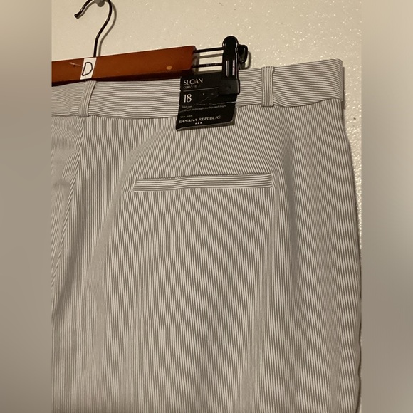 New Banana Republic Sloan Curvy Fit Pin Striped Pant - Picture 10 of 15